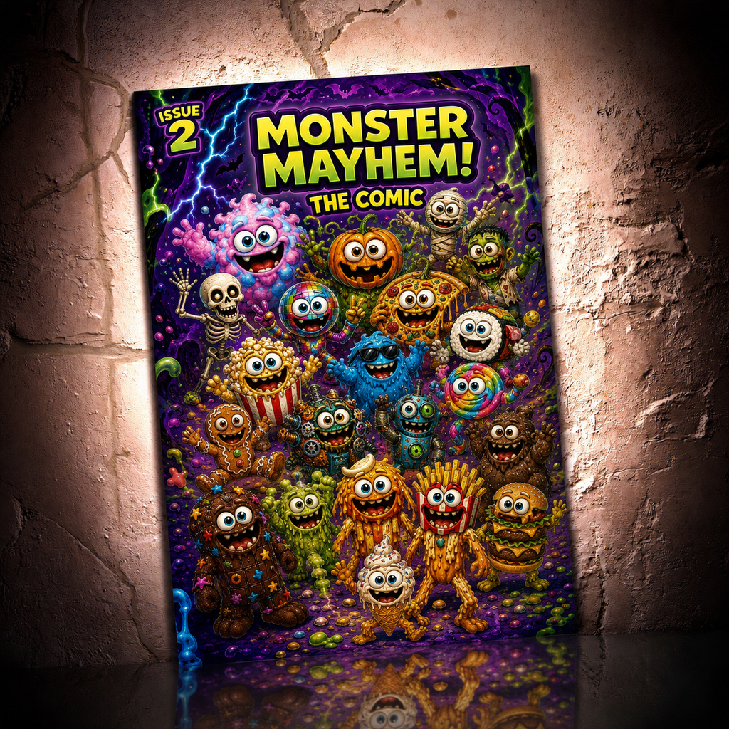 Monster Mayhem: The Comic, Issue 2 cover